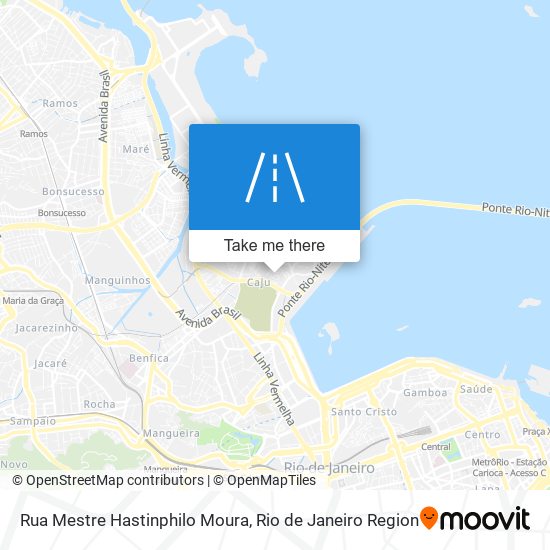 Mapa Rua Mestre Hastinphilo Moura