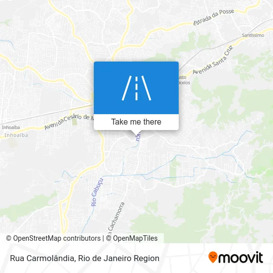 Rua Carmolândia map