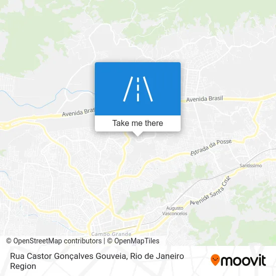 Rua Castor Gonçalves Gouveia map