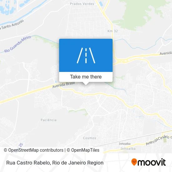 Rua Castro Rabelo map