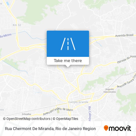 Mapa Rua Chermont De Miranda