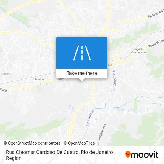 Rua Cleomar Cardoso De Castro map