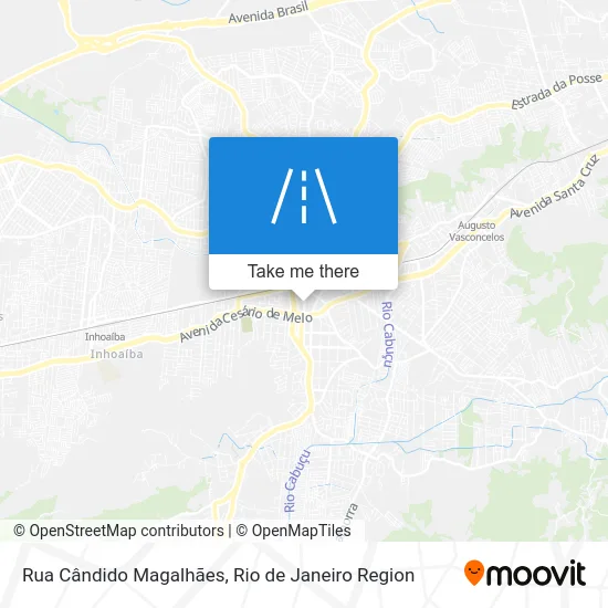 Rua Cândido Magalhães map