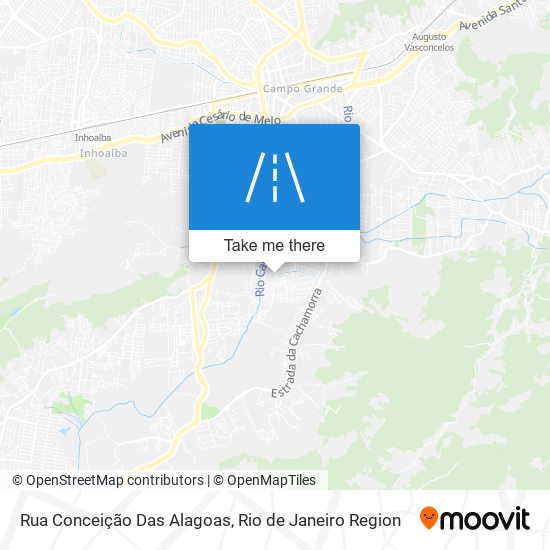 Mapa Rua Conceição Das Alagoas