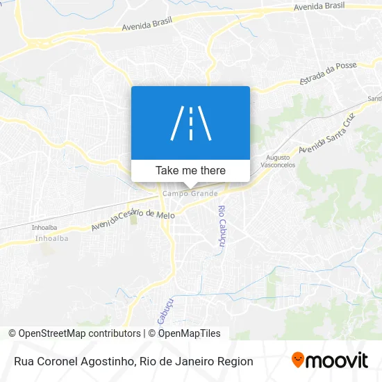 Rua Coronel Agostinho map