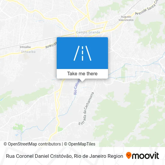 Rua Coronel Daniel Cristóvão map