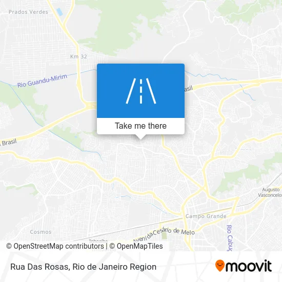Rua Das Rosas map