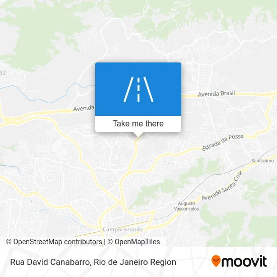 Rua David Canabarro map