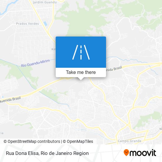 Rua Dona Elisa map