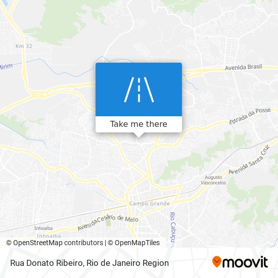 Mapa Rua Donato Ribeiro