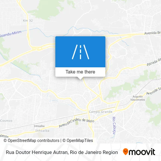 Rua Doutor Henrique Autran map