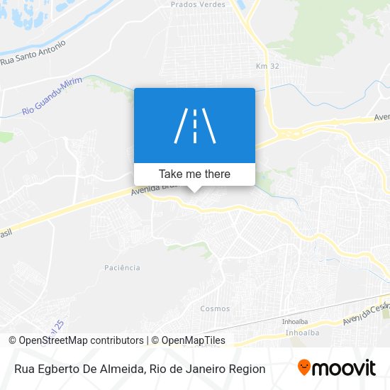 Rua Egberto De Almeida map