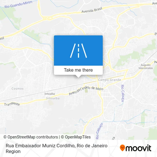 Rua Embaixador Muniz Cordilho map