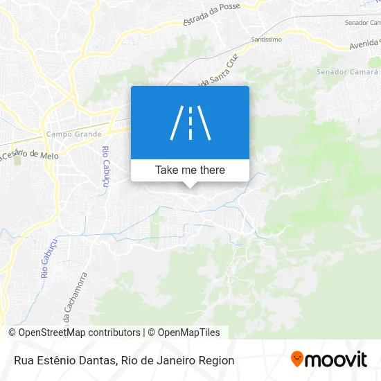 Rua Estênio Dantas map