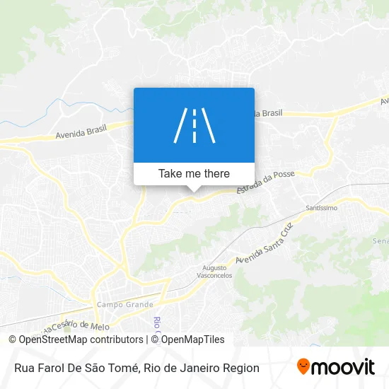 Rua Farol De São Tomé map