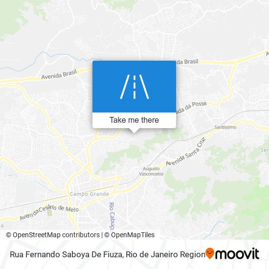 Mapa Rua Fernando Saboya De Fiuza