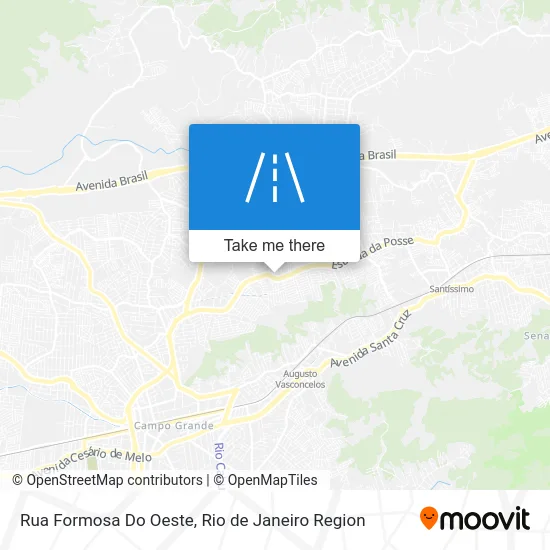 Rua Formosa Do Oeste map