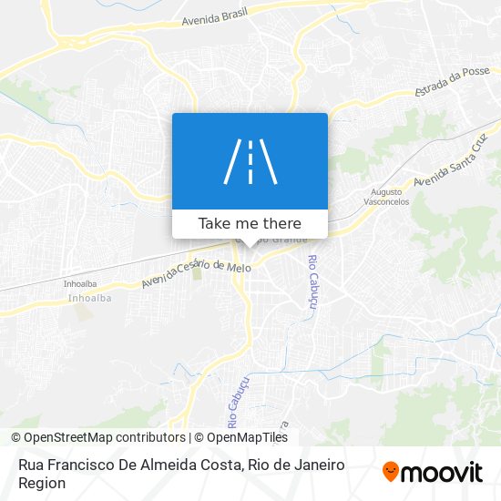 Mapa Rua Francisco De Almeida Costa