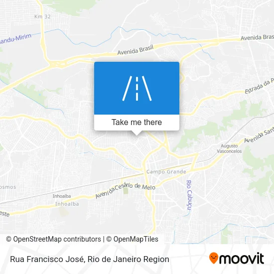 Rua Francisco José map