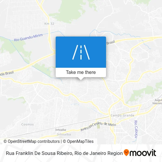 Rua Franklin De Sousa Ribeiro map