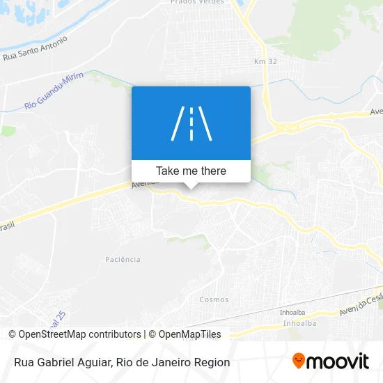 Rua Gabriel Aguiar map