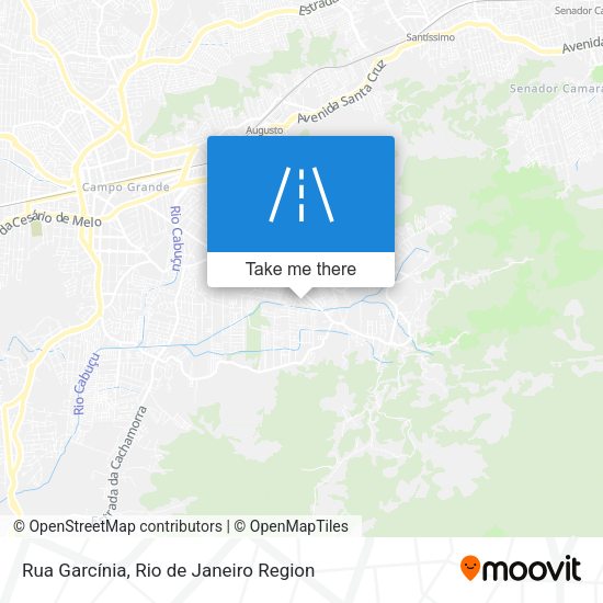 Rua Garcínia map