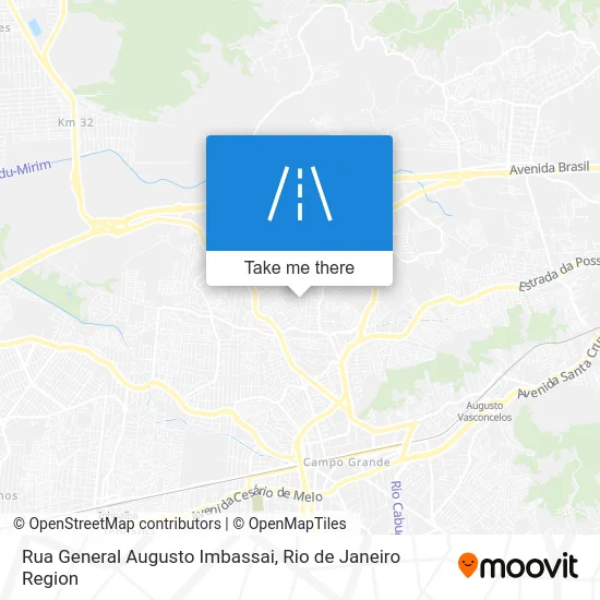Rua General Augusto Imbassai map
