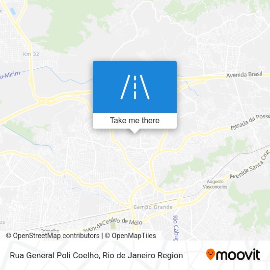 Rua General Poli Coelho map