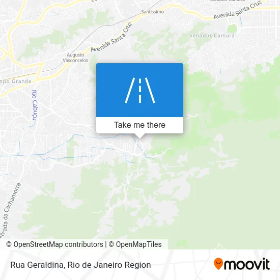 Rua Geraldina map