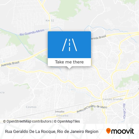 Mapa Rua Geraldo De La Rocque