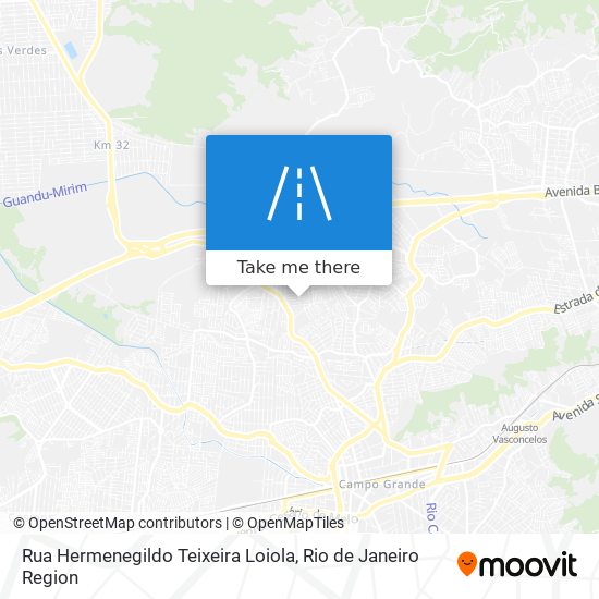 Rua Hermenegildo Teixeira Loiola map