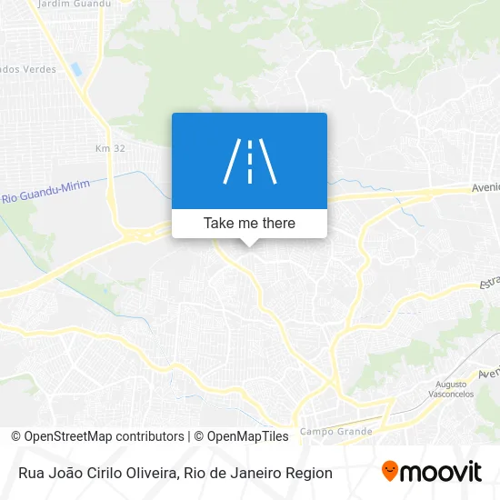 Rua João Cirilo Oliveira map