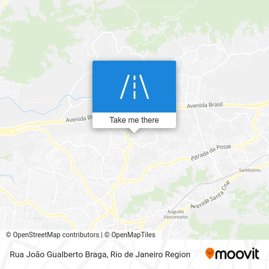 Rua João Gualberto Braga map