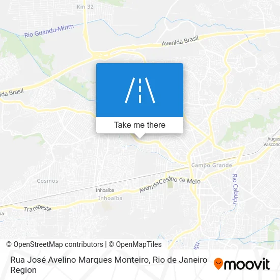 Rua José Avelino Marques Monteiro map