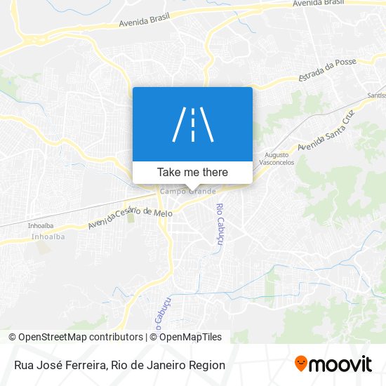 Mapa Rua José Ferreira