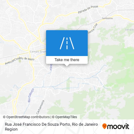 Rua José Francisco De Souza Porto map