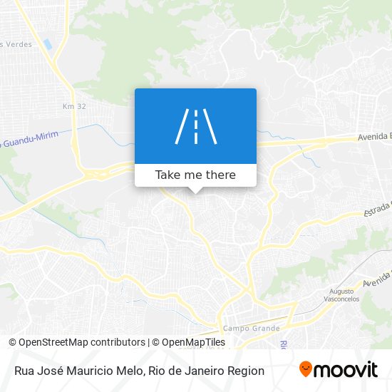 Rua José Mauricio Melo map