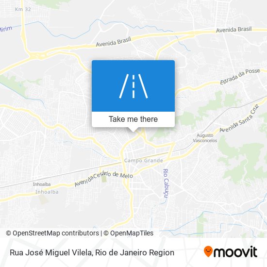 Rua José Miguel Vilela map