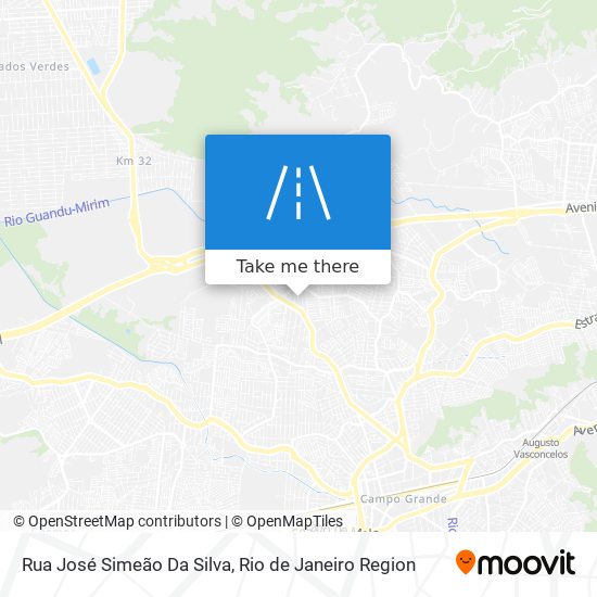Mapa Rua José Simeão Da Silva