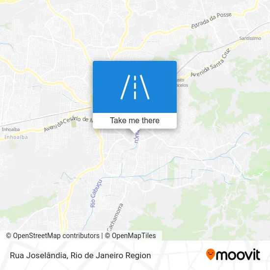 Rua Joselândia map