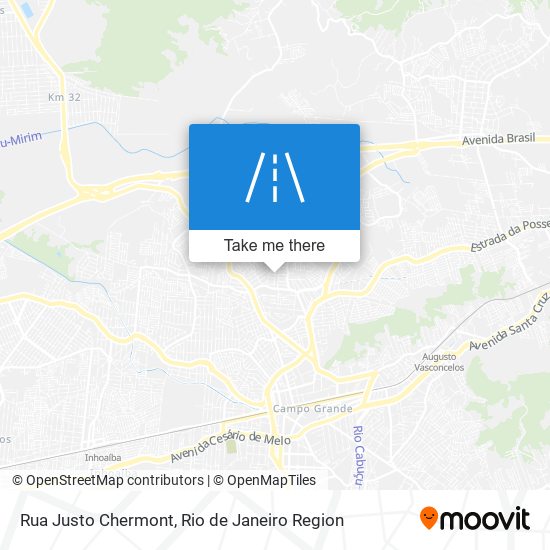 Rua Justo Chermont map