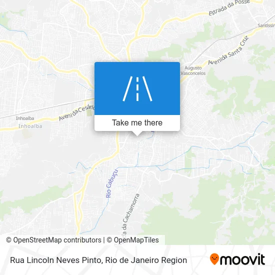 Rua Lincoln Neves Pinto map
