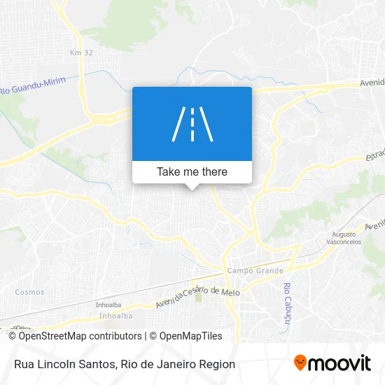 Rua Lincoln Santos map