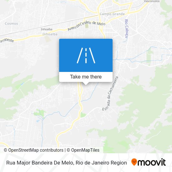 Rua Major Bandeira De Melo map