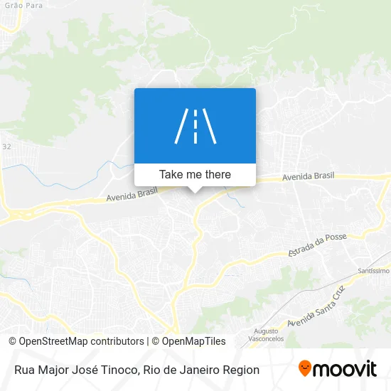 Rua Major José Tinoco map