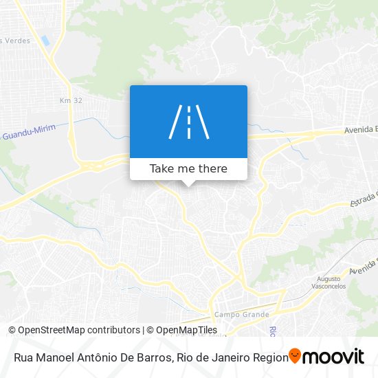 Mapa Rua Manoel Antônio De Barros