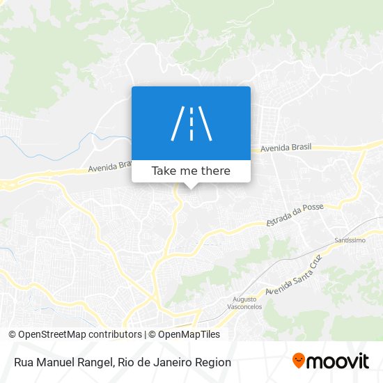 Mapa Rua Manuel Rangel