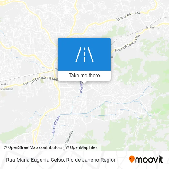 Rua Maria Eugenia Celso map