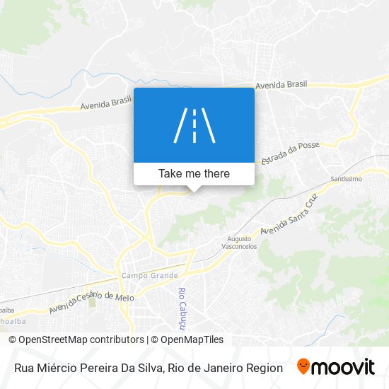 Mapa Rua Miércio Pereira Da Silva