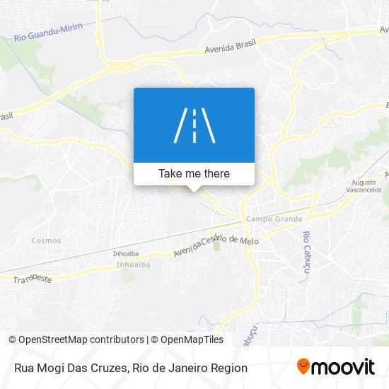 Rua Mogi Das Cruzes map